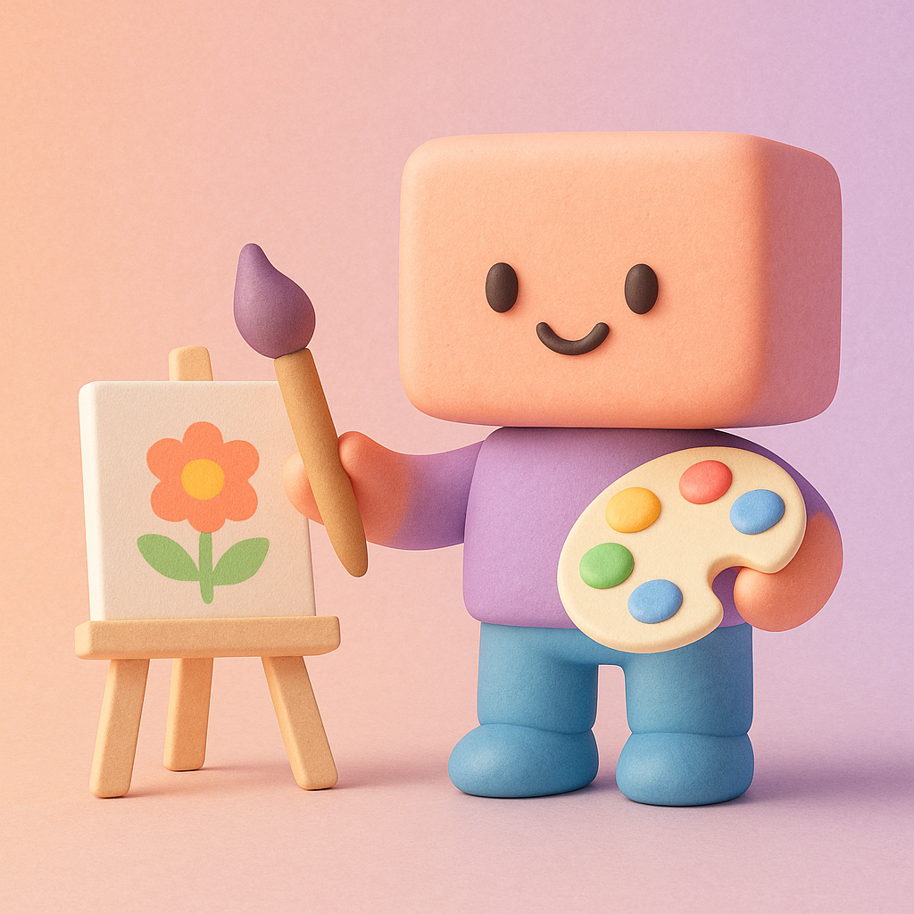 Mascotte arts plastiques